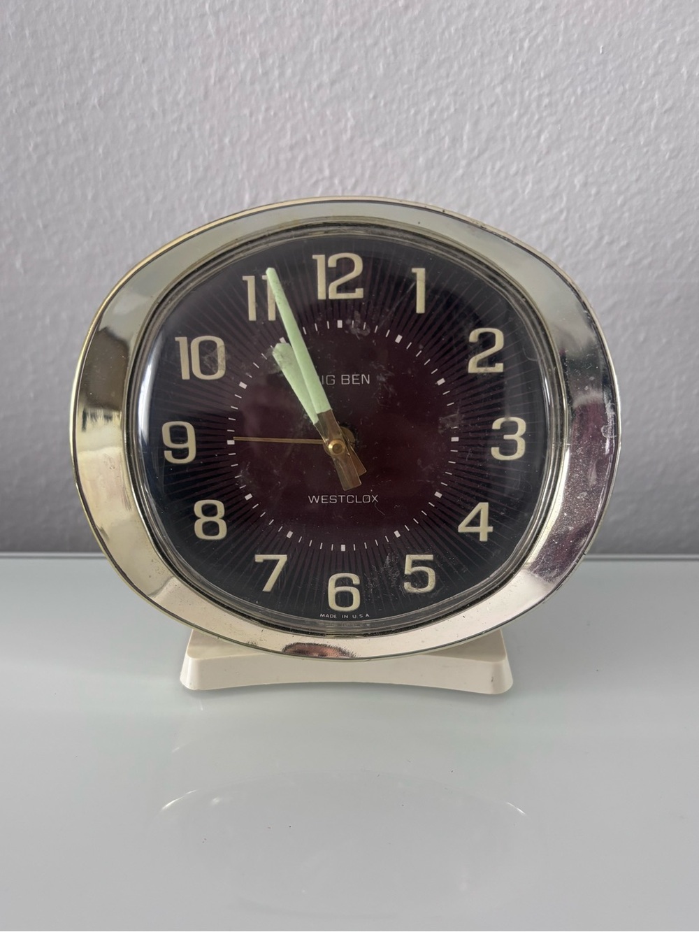 Westclox Big Ben Deluxe Windup Vintage Luminescent Alarm Clock Retro Working